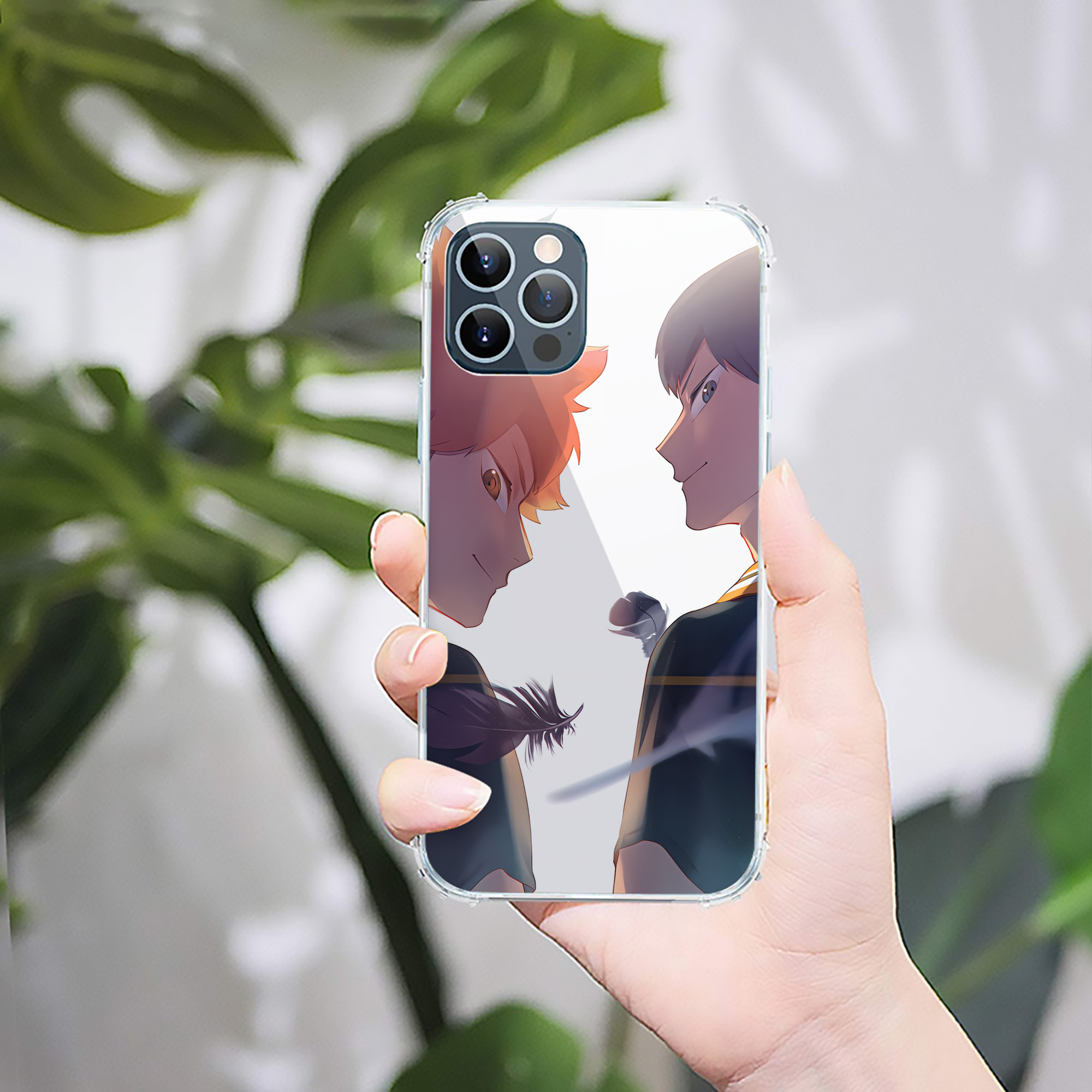 （画像用） ハイキュー!! Haikyu!! 【iPhone 12シリーズ対応】透明スマホケース（クリアソフトケース）